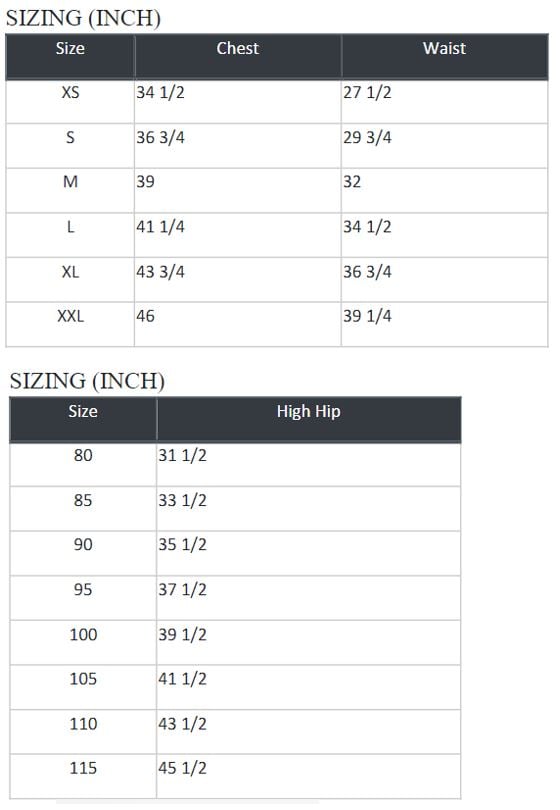 Size Chart Model